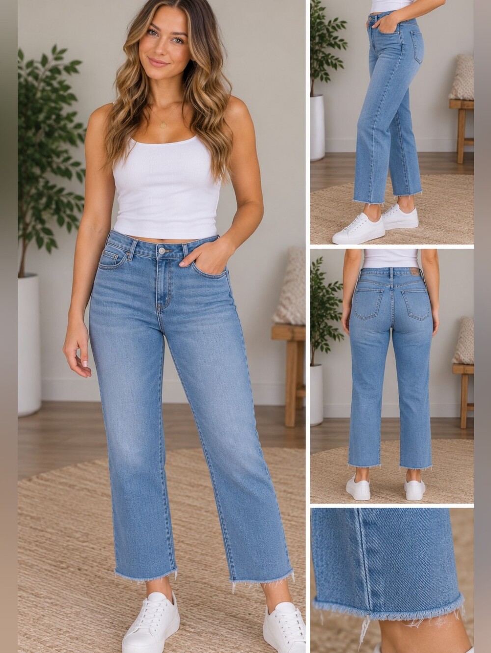 Code bleu women's size 12 capri denim jeans #26